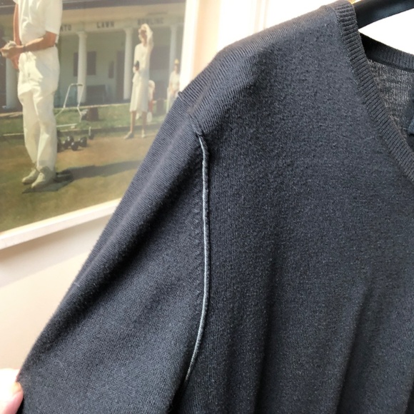 Zadig & Voltaire Men's Cashmere Sweater - Charcoal Grey Medium - Picture 4 of 5